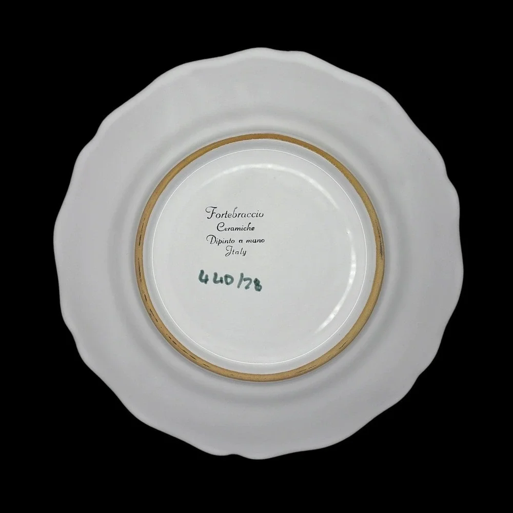 Fortebraccio Ceramiche Italy Hand Painted Flora 11